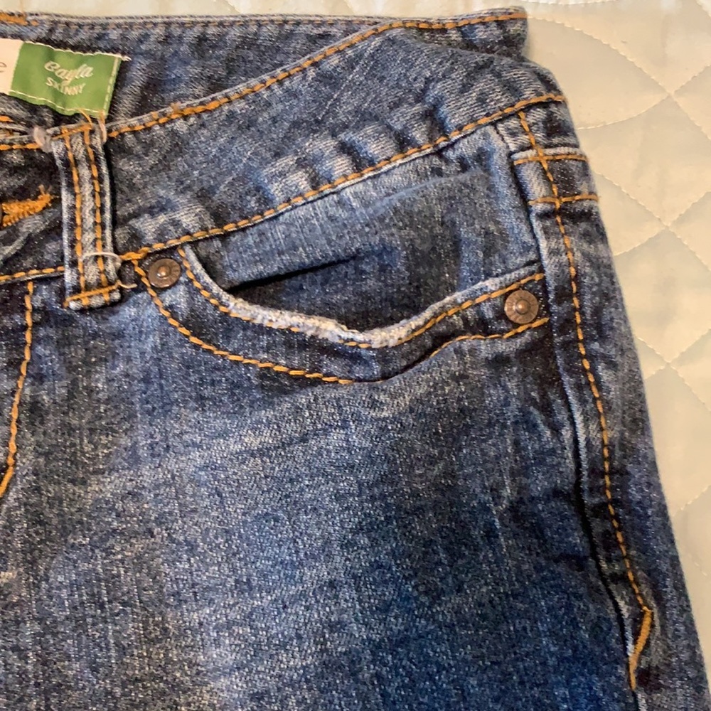 Aeropostale Bayla Skinny Women’s Blue Denim Jeans - Picture 3 of 11